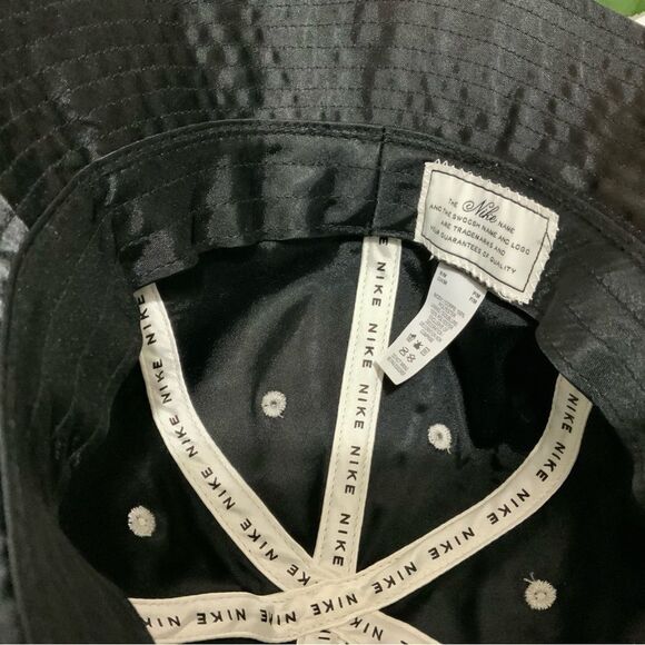 Women’s Nike Bucket Hat Cap Houndstooth Sherlock Holmes DJ5840-010 S/M - Picture 5 of 10